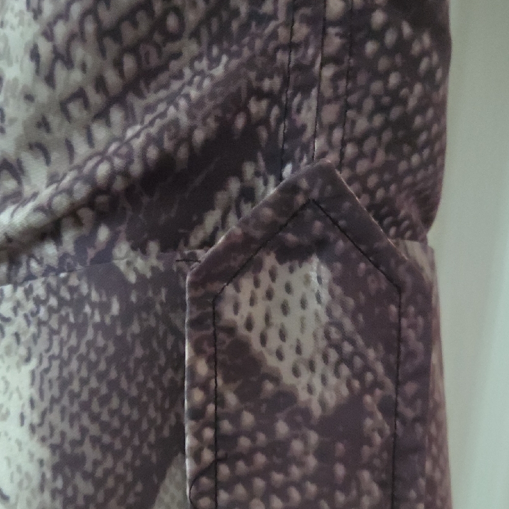 INC International Concepts Snake Print Trench Coat - Picture 7 of 11